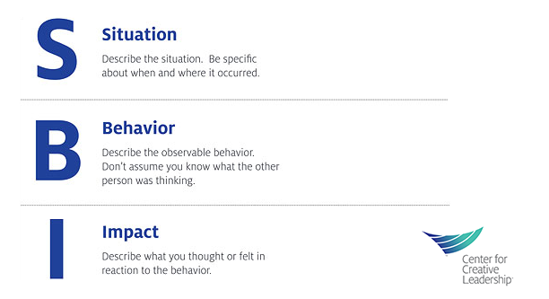 SBI Feedback Model - input for feedback workshop