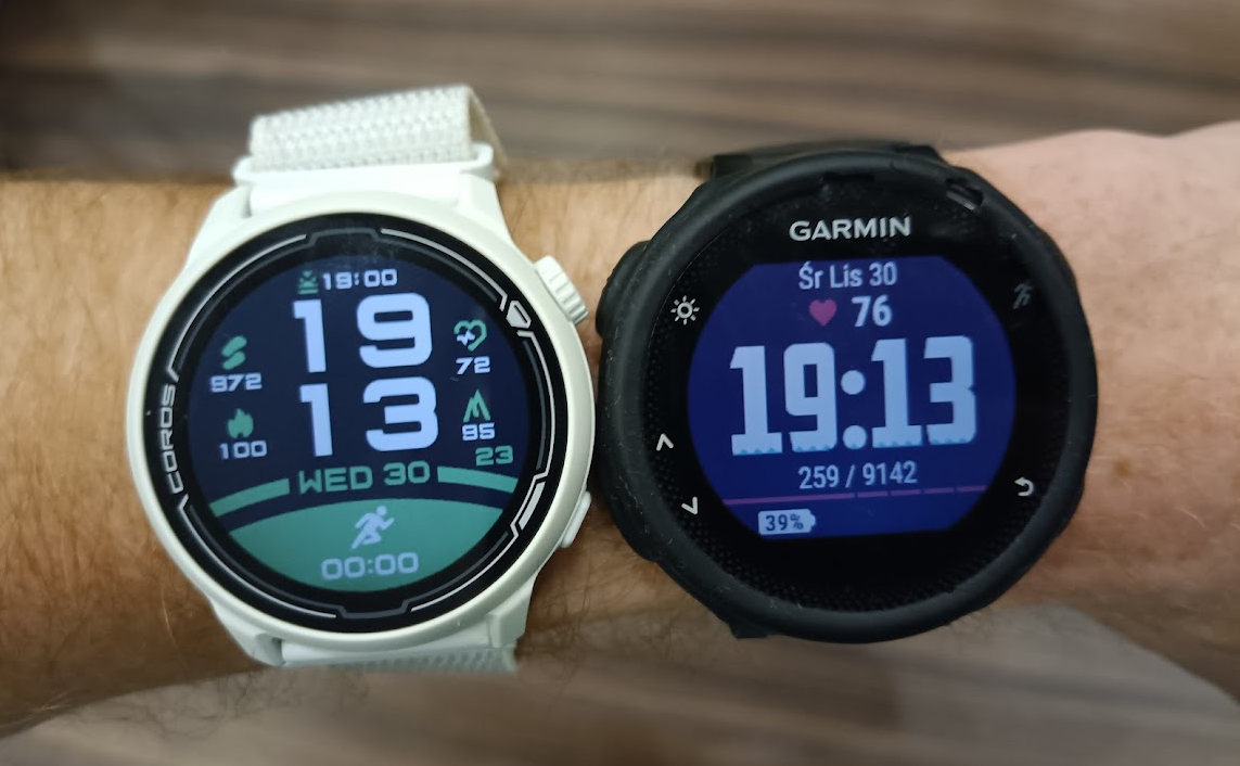 Coros i Garmin - realna wartość produktu